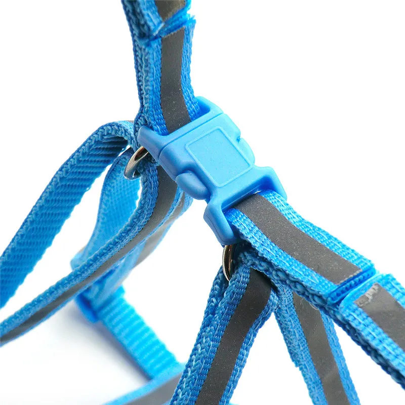 Correa reflectante Estilo Chaleco para perro, arnés de pecho para mascotas, traje para perros pequeños, gatitos y gatos, accesorios de seguridad, 11 colores - imagen 4