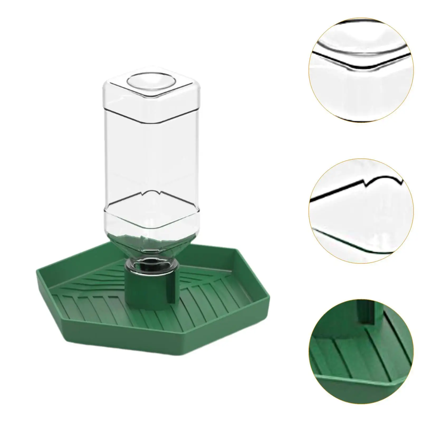 Reptile Water Dish Snake Lion Pets Dish Pet Gecko Automatic Hydrator