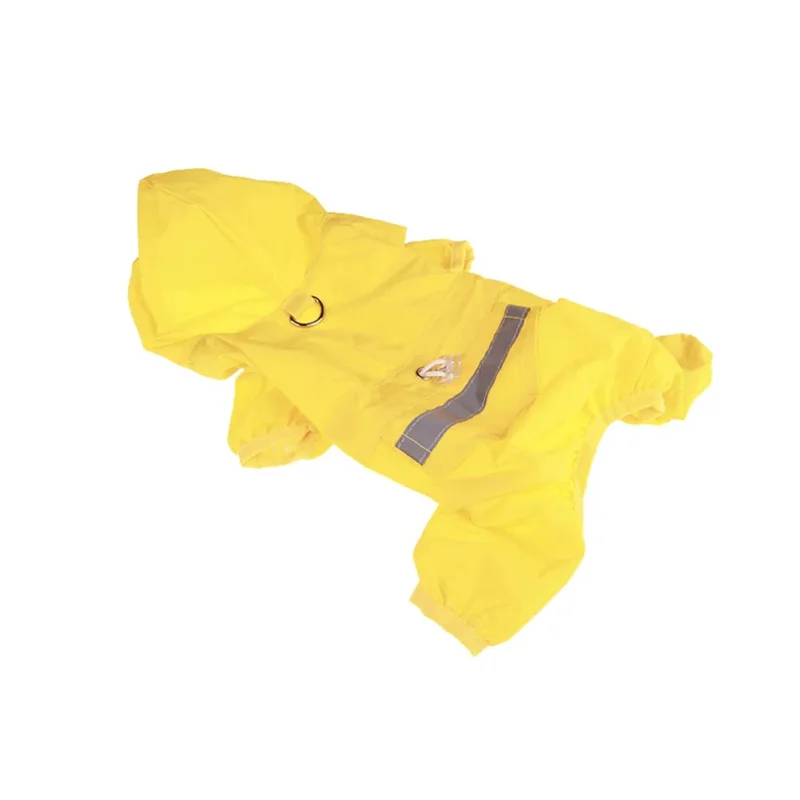 Abrigo de lluvia informal para perros, ropa para cachorros, impermeable para gatos, chaqueta impermeable para exteriores, ropa con capucha, mono, suministros para mascotas Chien - imagen 5
