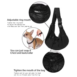 Bolsa bandolera cálida para perros y gatos – viaje al aire libre