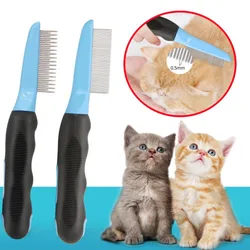 Peine de acero inoxidable para gatos: masaje y eliminación de pelo