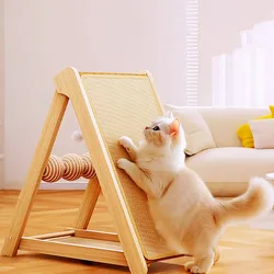 Árbol rascador de sisal plegable para gatos – Protege tu sofá