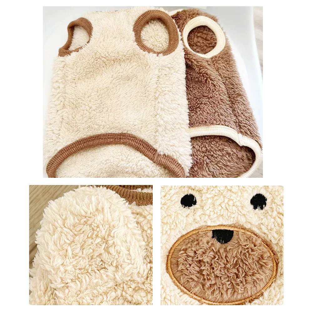 Abrigo cálido para mascotas, jersey de invierno para perros pequeños y medianos, ropa para gatos, chaleco para cachorros, chaqueta bonita para mascotas, disfraces para Chihuahua y Yorkies - imagen 3