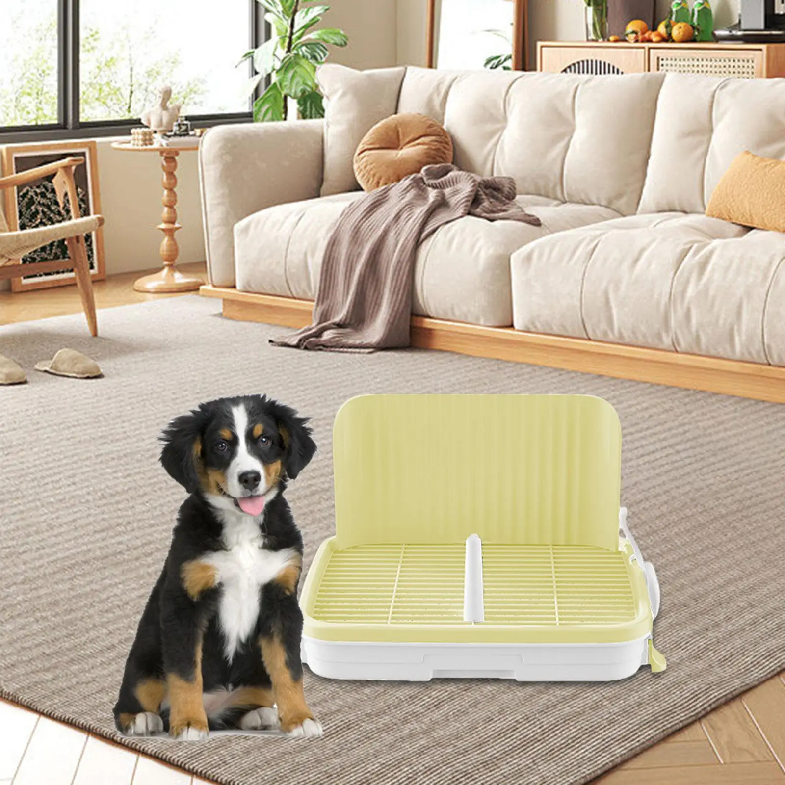 Dog Toilet Training Toilet Pet Cat and God Mesh Potty Tray Pet Training Pad 20.08''x14.57''x12.20''