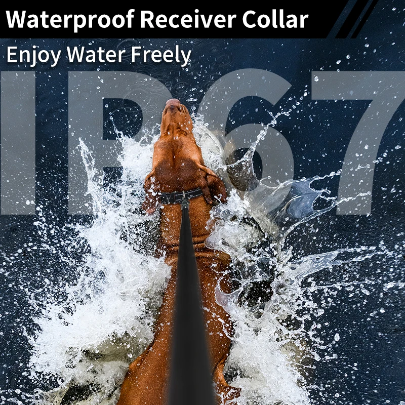 Collar de entrenamiento para perros, resistente al agua, automático, antiladridos, 3300 pies, con Control remoto de ladridos, Collar de entrenamiento de golpes para perros - imagen 4