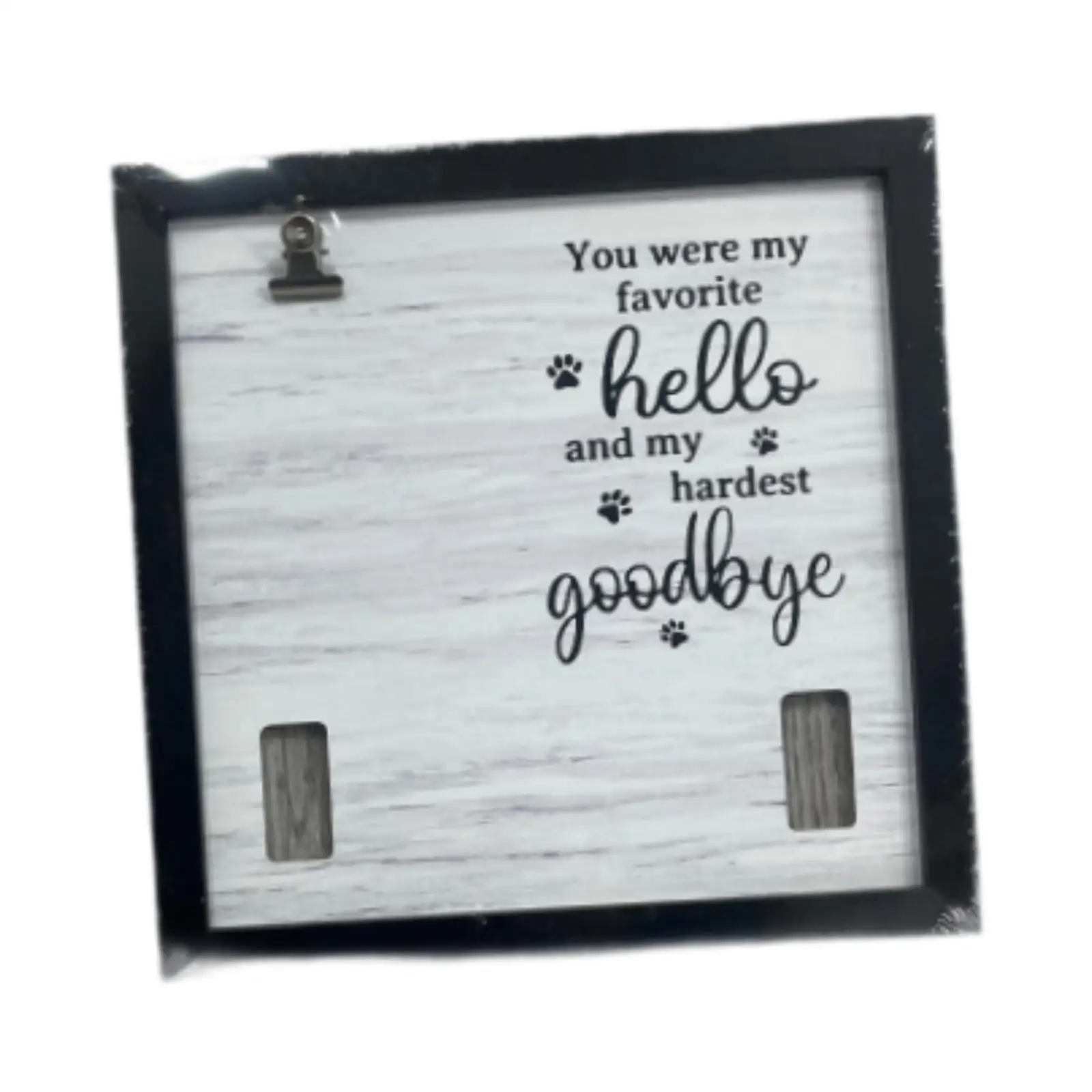 Pet Memorial Picture Frame Loss of Dog Sympathy Gift Wooden Bereavement