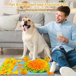 Alfombra de olfato para perros y gatos: juego de comida duradero