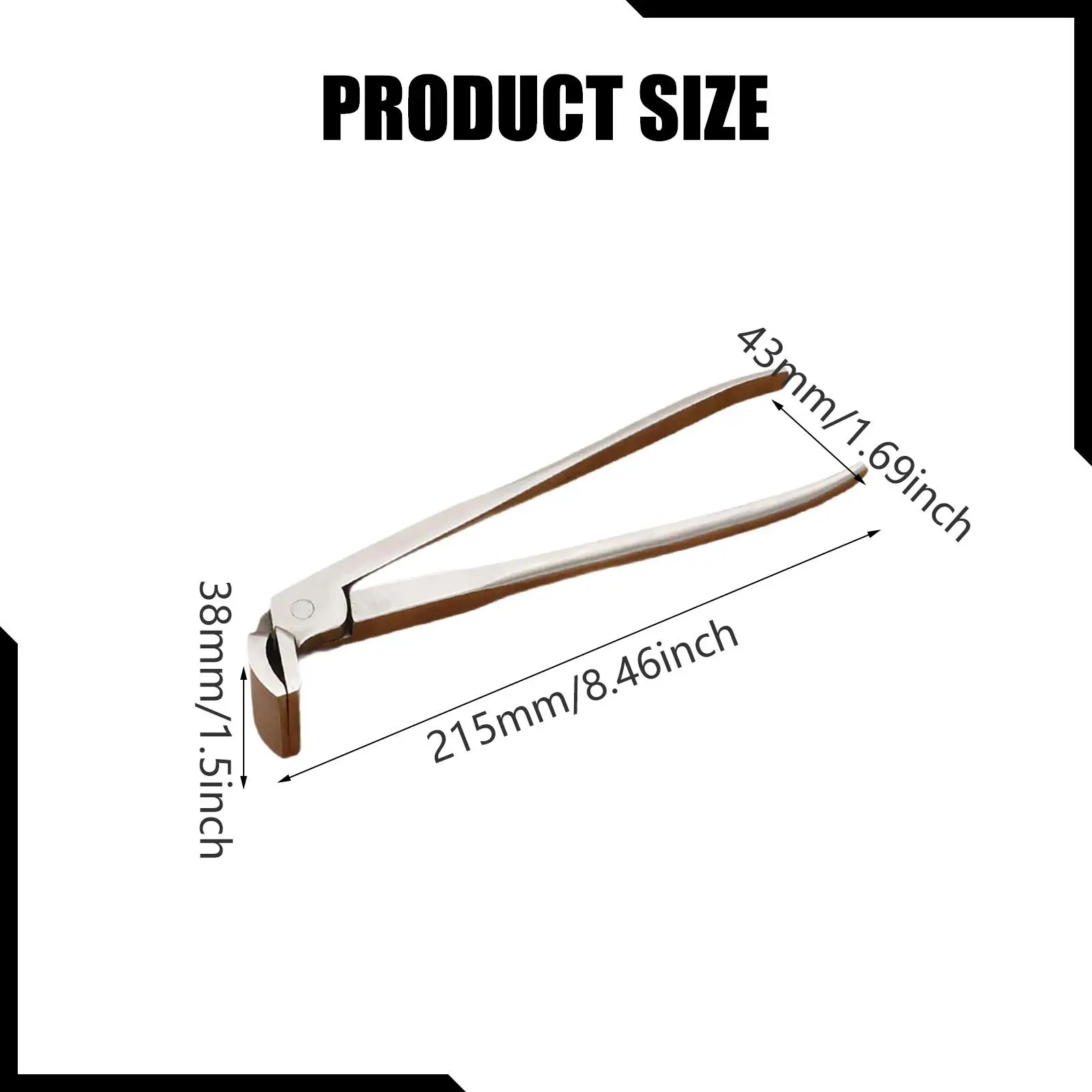 Leather Flatten Pliers Labor Saving Flat Nose Plier Leather Edge Clamp for Shoe Making Leather Flatten Pliers Labor Saving Flat Nose Plier Leather Edge Clamp for Shoe Making