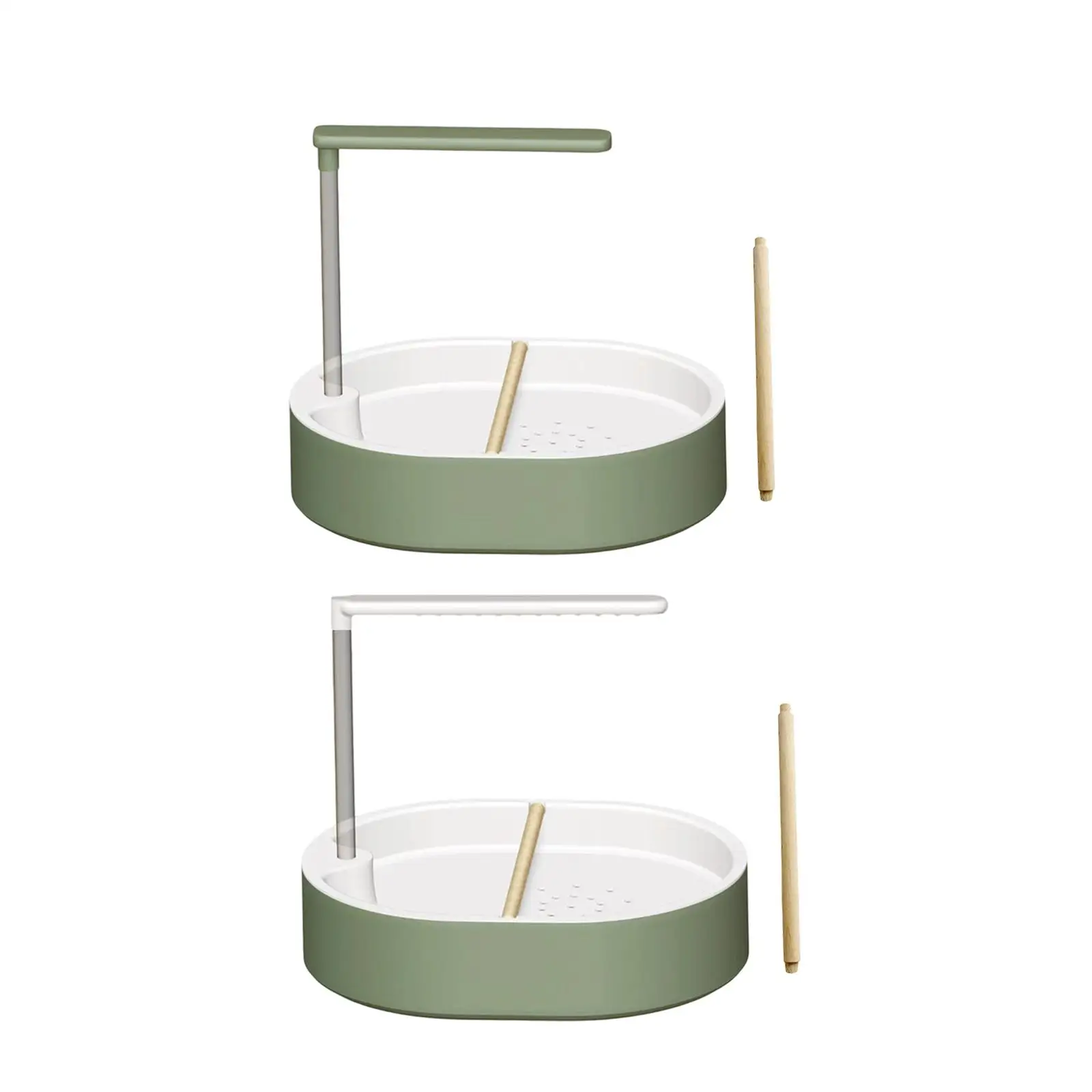 Automatic Bird Bathtub Lightweight Easy to Install Parrot Bath Shower,Bathing,Pet Bath Toy for Medium Birds,Cockatiel Parakeet