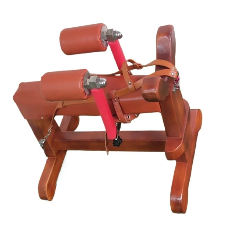 Mesa de acupuntura y moxibustión de madera maciza para mascotas, mesa de operaciones de cuero para mascotas, encuadernación fija, productos de rehabilitación médica - imagen 3