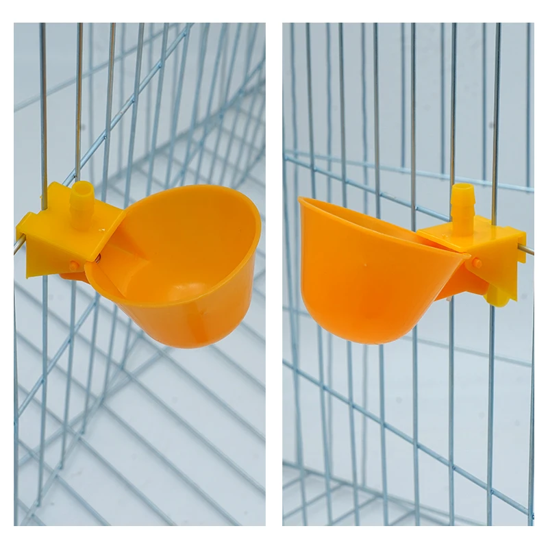 Alimentador automático de agua para aves de corral, bebedero de 5 piezas, color amarillo, para pollos de granja, pato, ganso, pavo, herramienta para beber - imagen 5