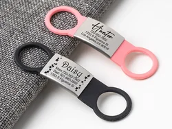 Etiqueta identificativa para perros con código QR y diseño deslizante