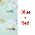 Blue and red
