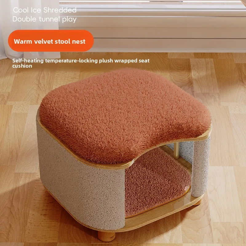Cama refrescante de madera para gatos – Ideal verano