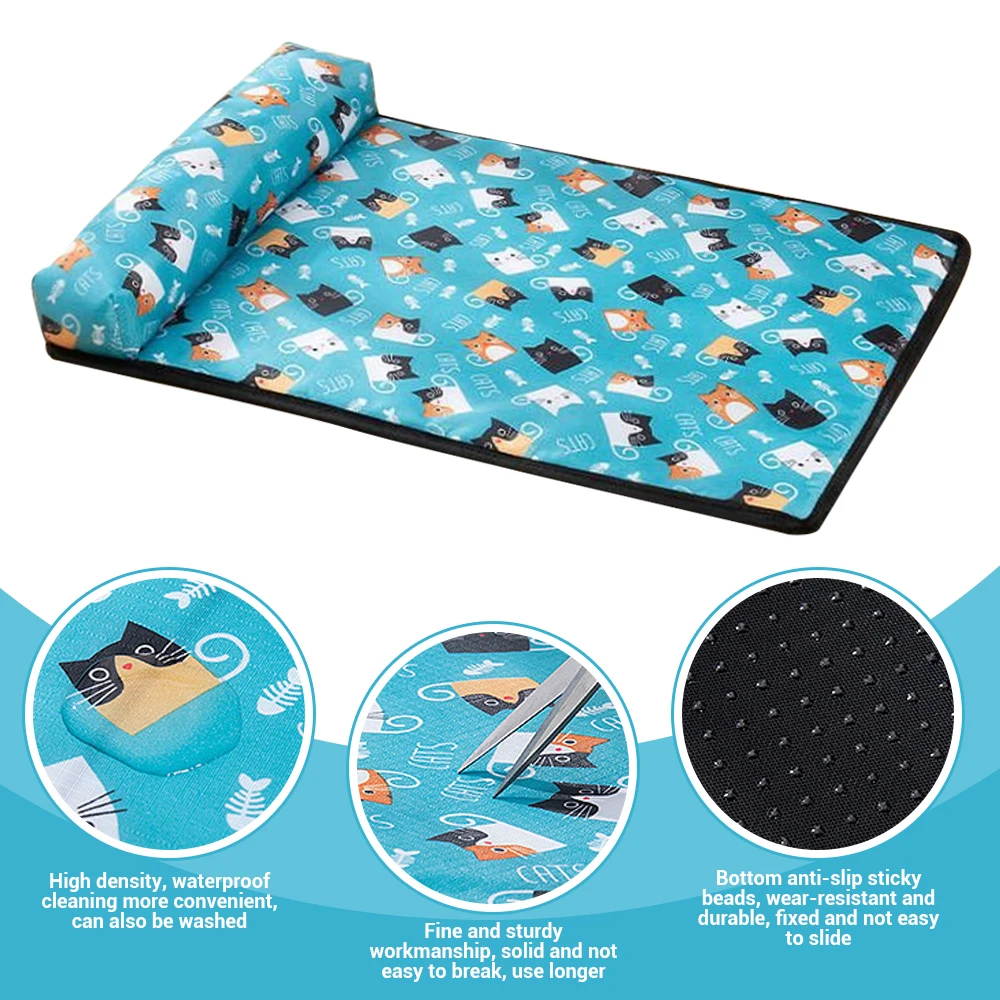 Cama cálida para mascotas, cojín para perros pequeños, medianos y grandes, camas para dormir, cestas impermeables, casa para gatos, perrera, manta, productos para mascotas - imagen 3