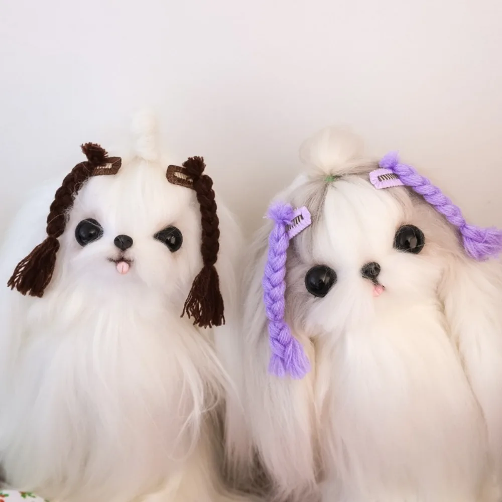 Pinzas con trenza postiza para gatos y perros pequeños - imagen 2
