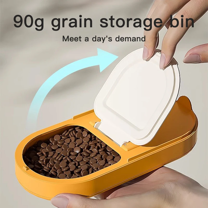 Kimpets-taza de agua portátil para mascotas, botella de agua para cachorros, suministros para mascotas, 2 en 1 - imagen 4