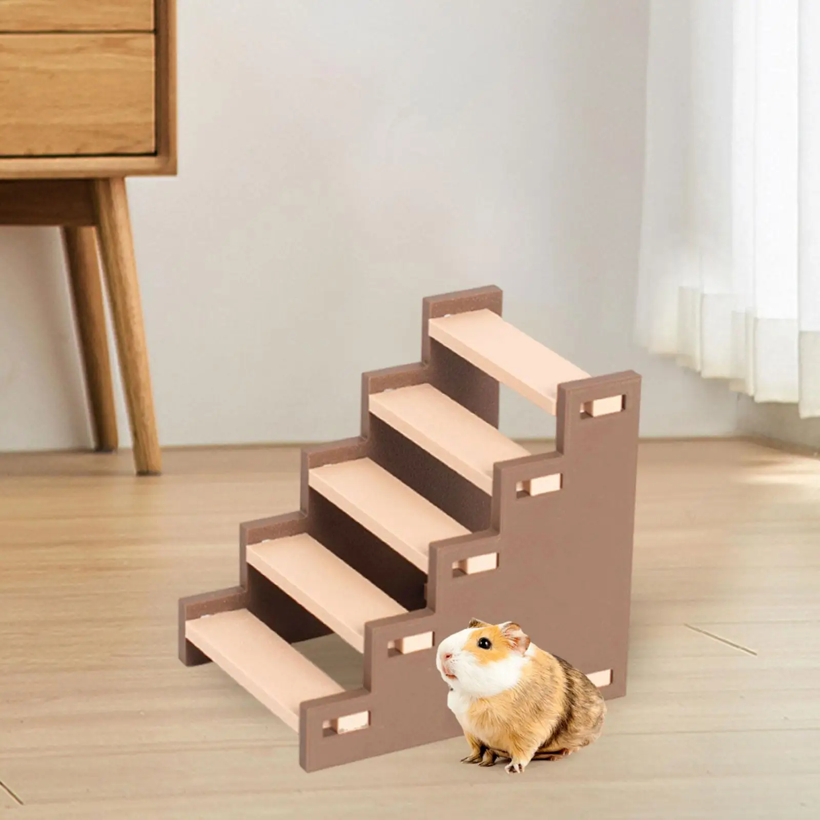 DIY Hamsters Climbing Ladder Toy for Gerbils Mice Sturdy Habitat Accessories