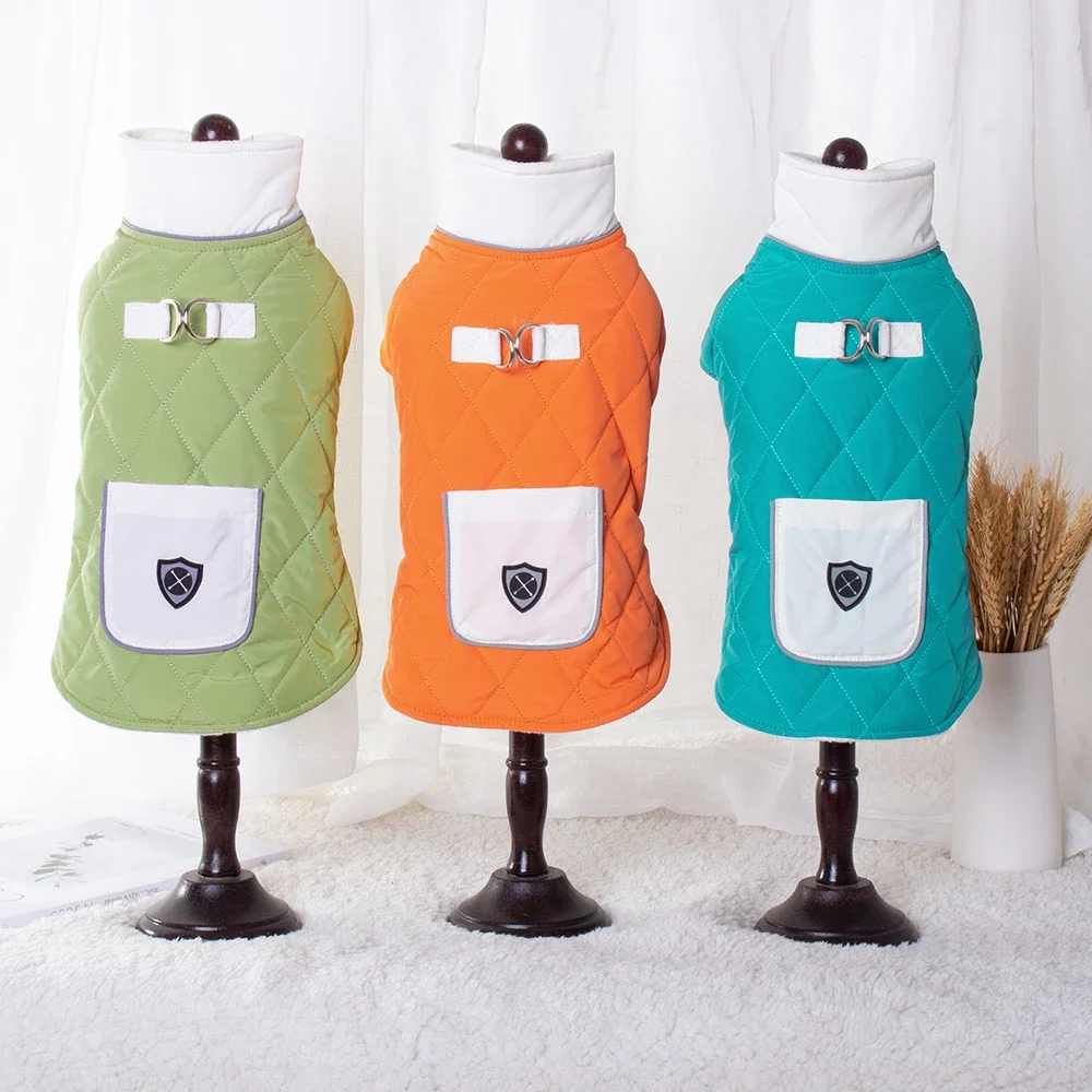 Recién llegado, ropa cálida para perros de compañía de otoño e invierno para Bichon y perros de peluche, trajes para perros de dos patas de Color puro para razas pequeñas - imagen 2