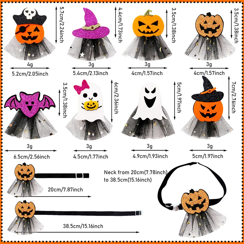 50 Uds pajarita para perro para Halloween calavera encaje perro PEQUEÑO pajaritas para gatos Collar para perros accesorios para mascotas para perros pequeños - imagen 4
