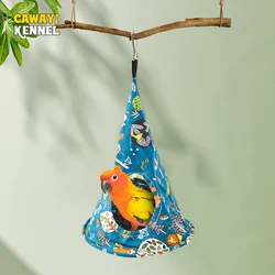 Hamaca colgante y nido para loro – Tienda 2 en 1