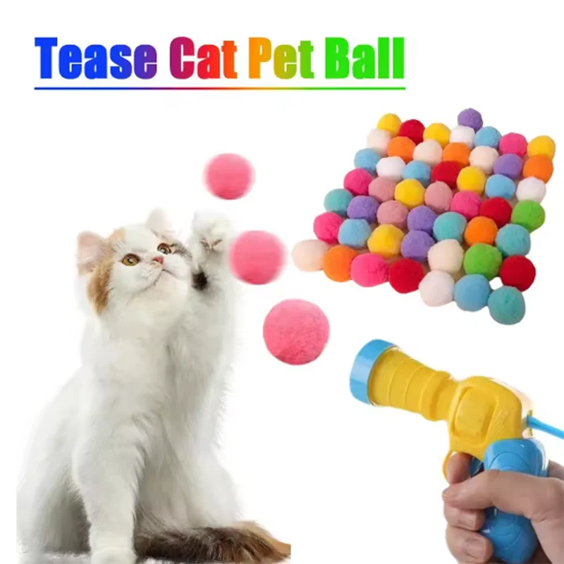 Juguete interactivo para gatos que lanza pelotas silenciosas - imagen 3