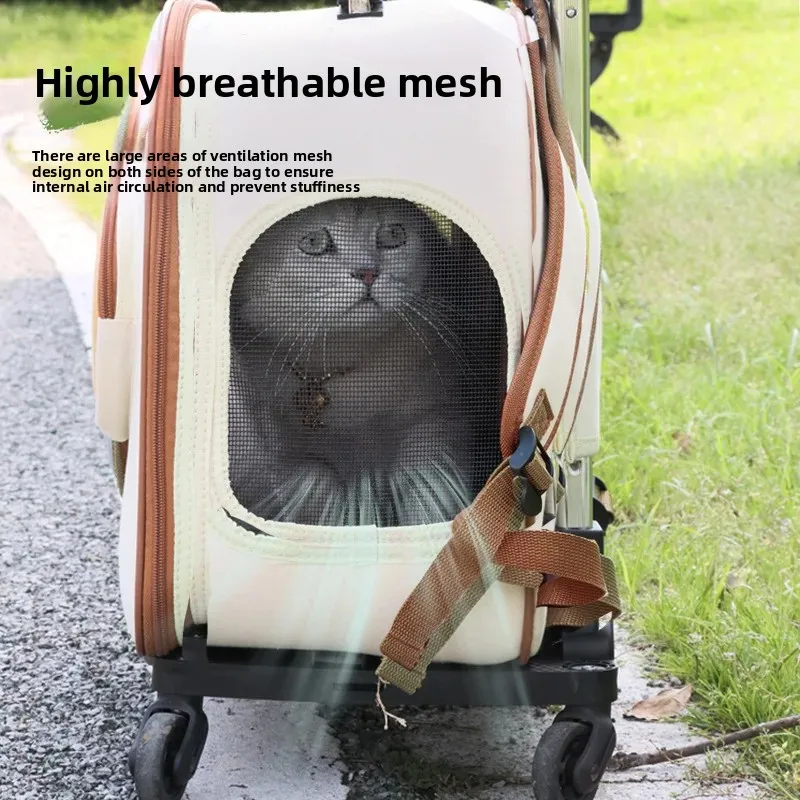 Mochila transportín para gatos y perros - Viajes en coche - imagen 2