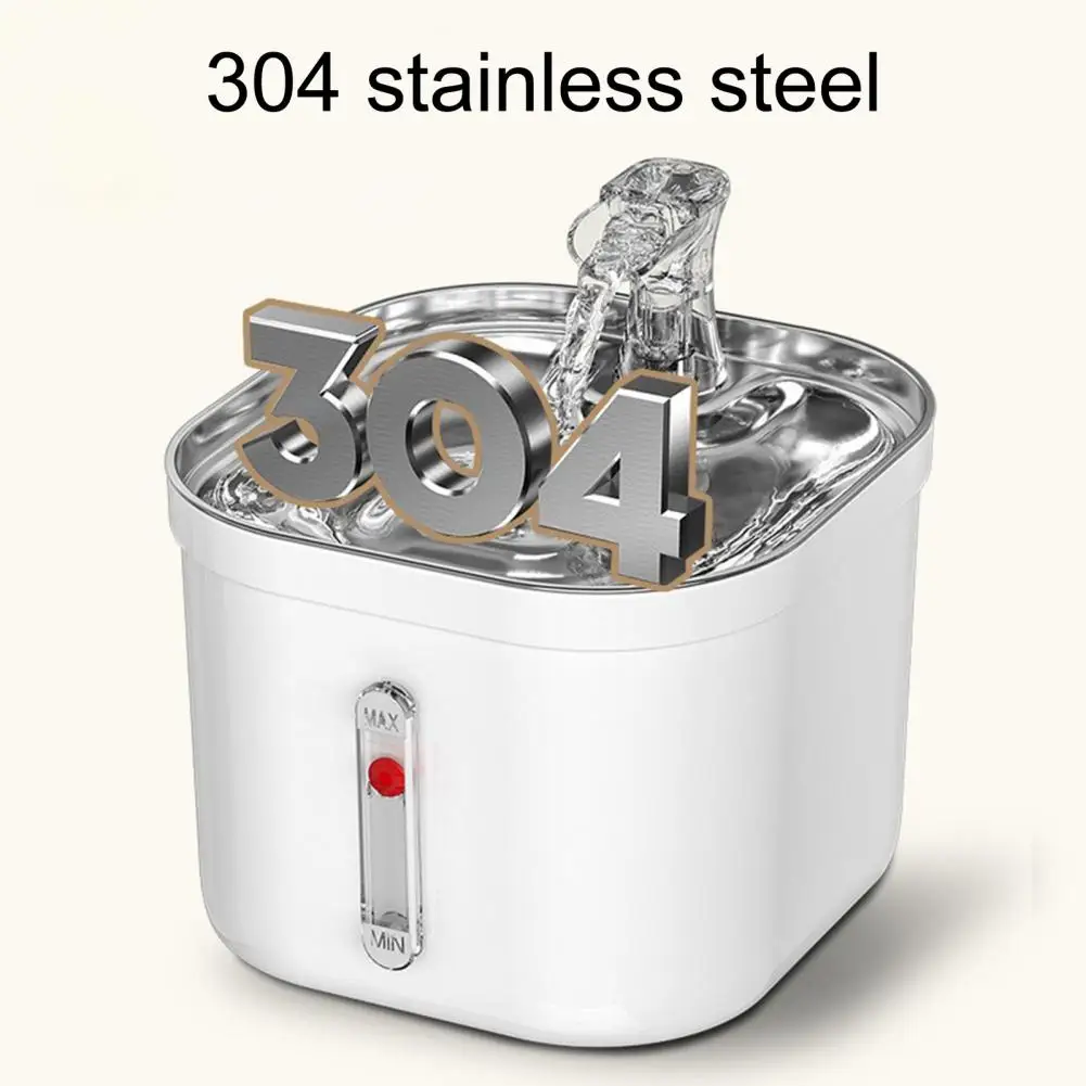 Boya de nivel de agua para mascotas, diseño silencioso, acero inoxidable, filtración multicapa, automática - imagen 3