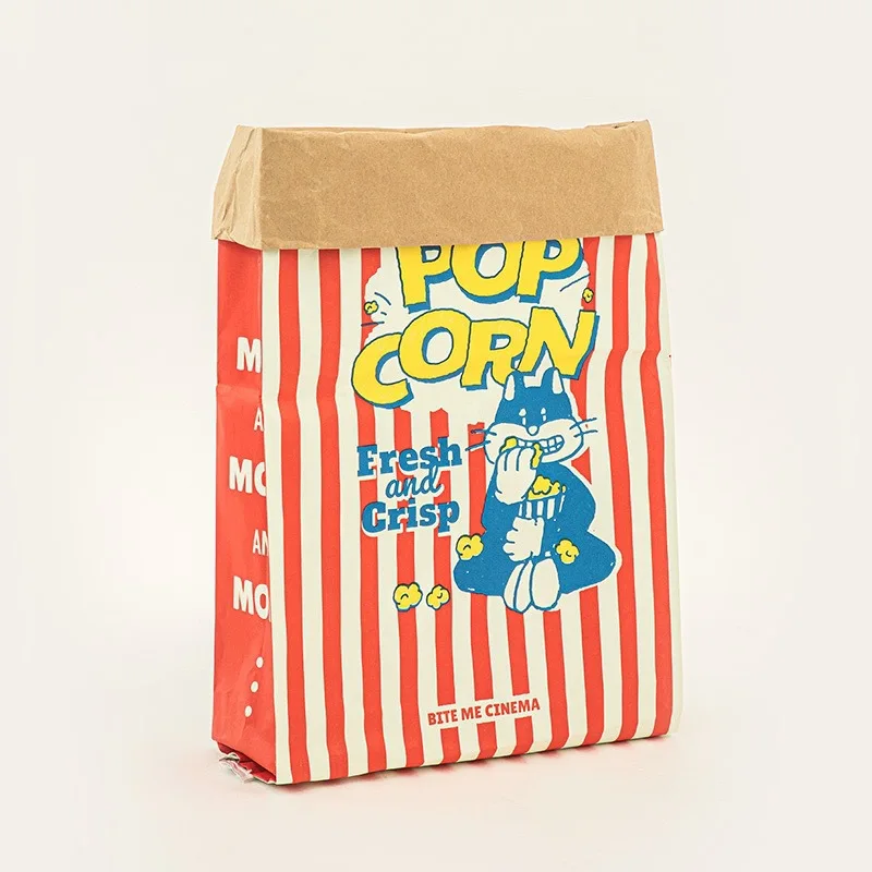 Dispensador de papel Kraft con palomitas – Juguete interactivo para gatos y perros - imagen 3