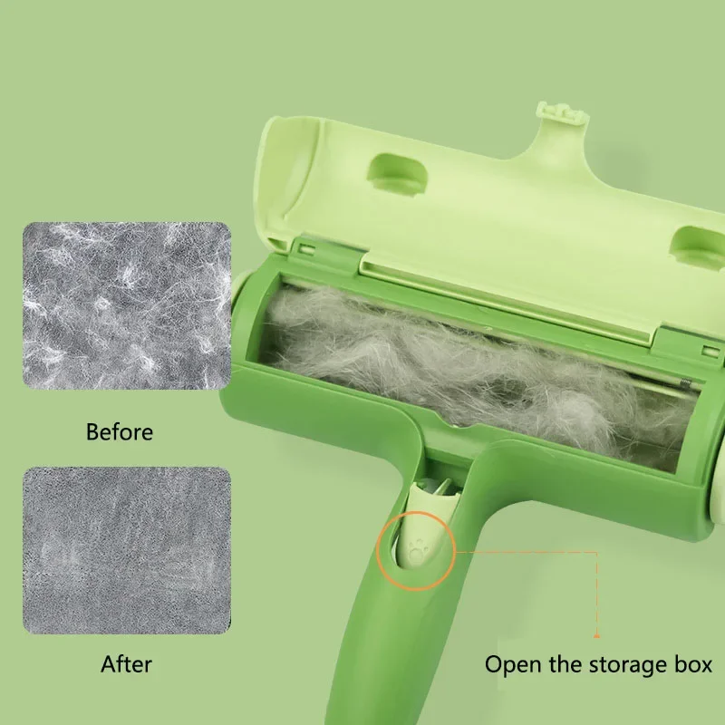 Cepillo de depilación para gatos y perros, rodillo grande para quitar pelusa de mascotas, portátil, lavable, muebles, herramienta de limpieza de sofá, reutilizable, nuevo - imagen 5