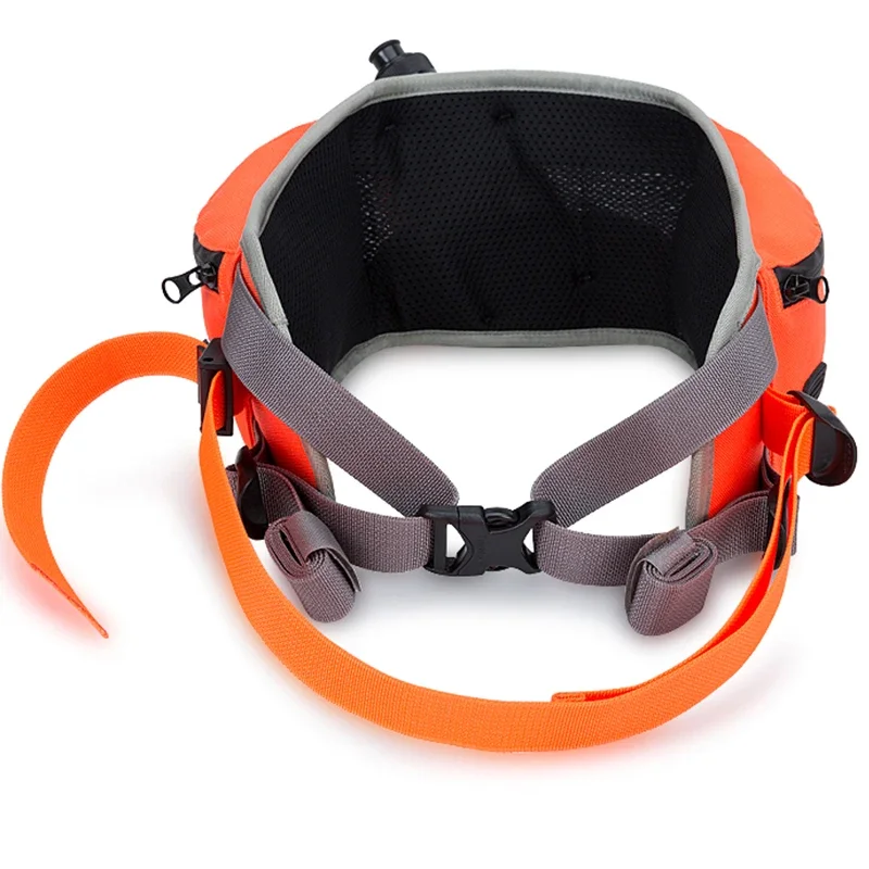 Winhyepet-riñonera multifuncional para perro, bolsa con botella de agua, bolsillos laterales dobles, forro transpirable, accesorios para perros - imagen 2