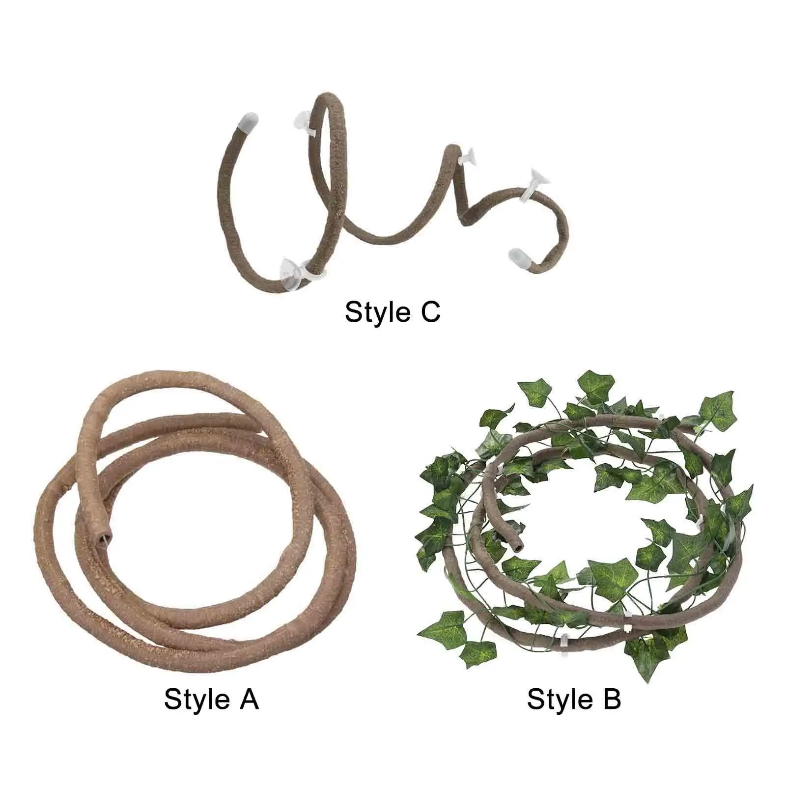 Plantas trepadoras artificiales para terrario de geckos y camaleones - imagen 2