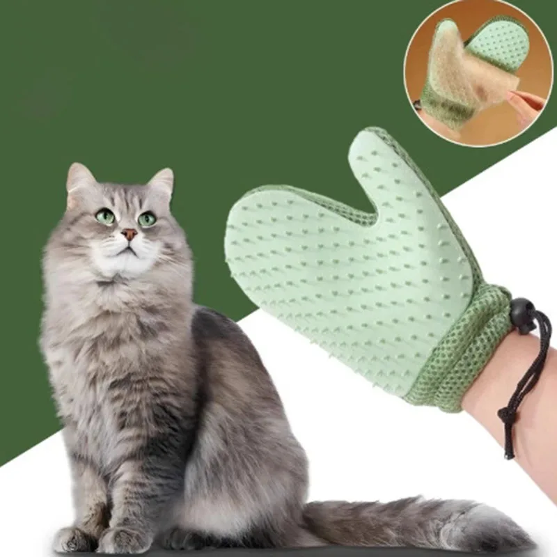 Guante de aseo para perros y gatos: elimina pelo, masaje sin arañar - imagen 4