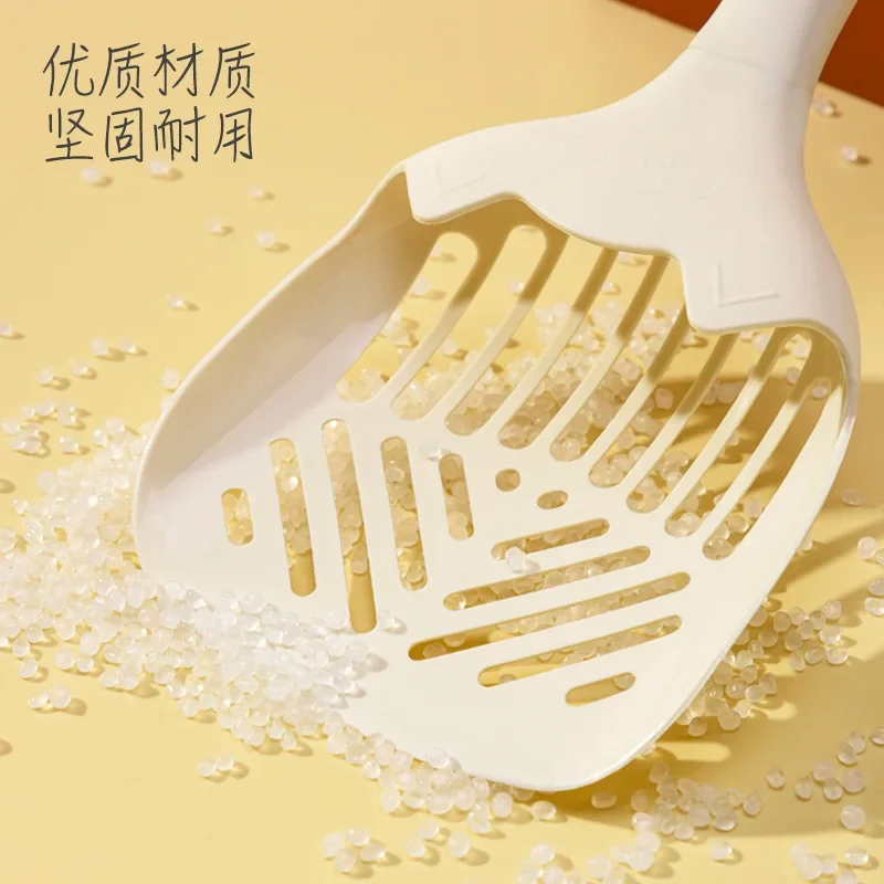 Pala de arena para gatos de gran tamaño para mascotas, pala para arena para gatos con orificio fino, suministros para mascotas - imagen 4