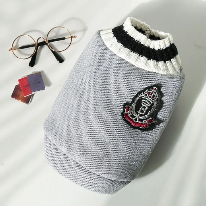 Sudadera con capucha para mascotas de estilo universitario de otoño e invierno, adecuada para gatos y perros medianos y grandes para usar en otoño e invierno - imagen 3