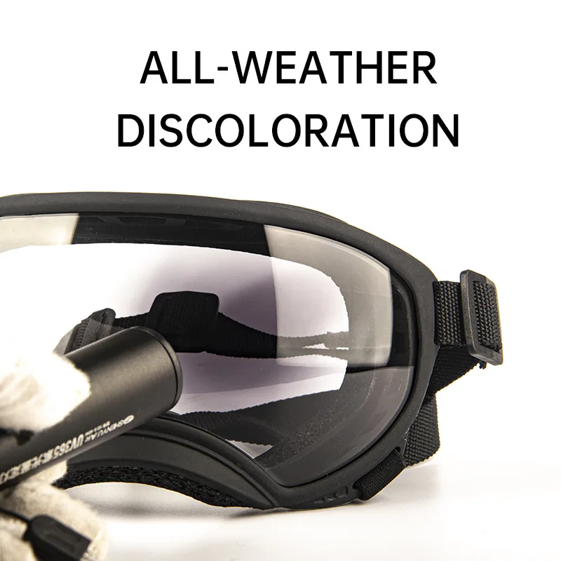 Gafas para mascotas que cambian de color, gafas para perros, gafas de sol para perros de tamaño, gafas para la nieve, gafas de sol para perros resistentes a los rayos UV - imagen 3