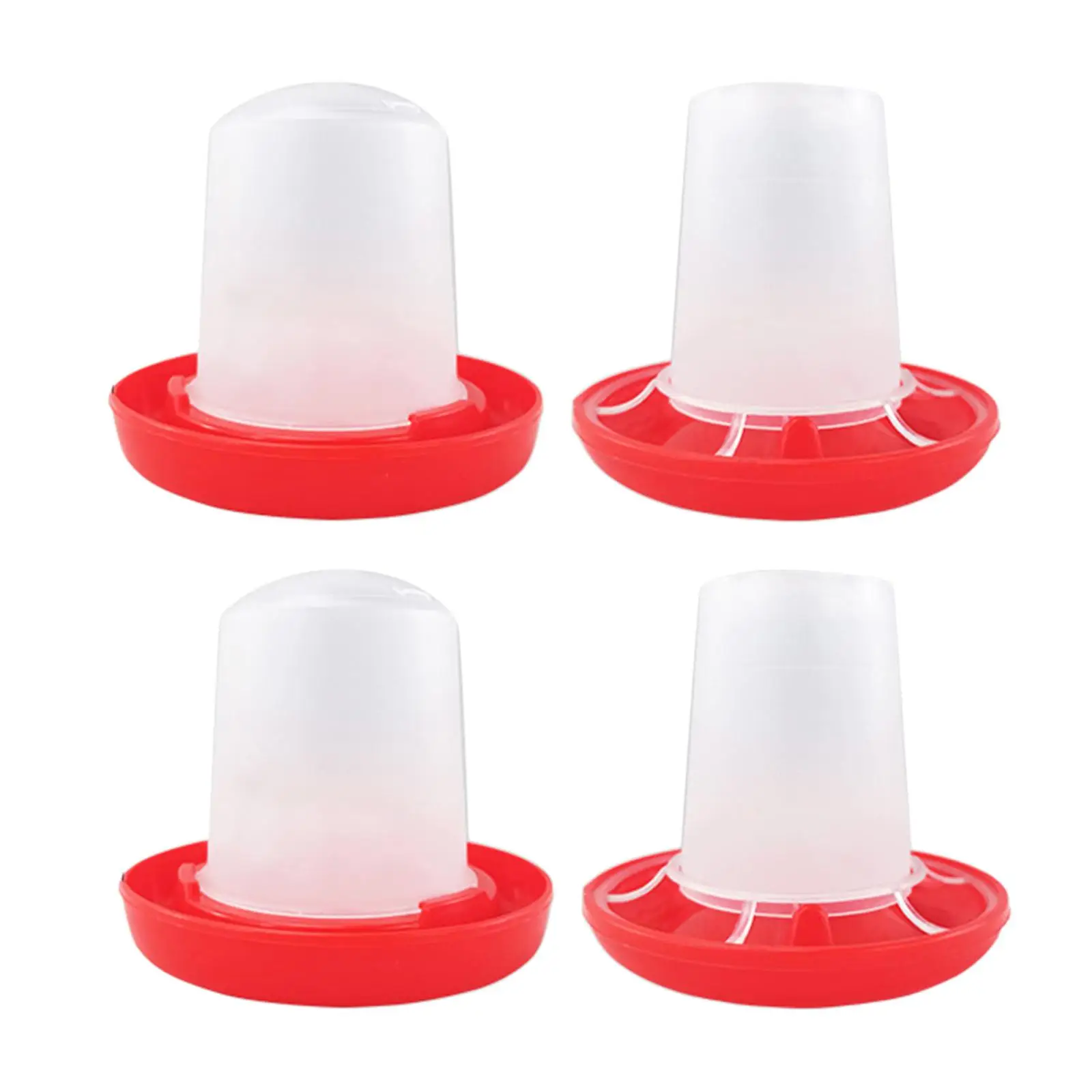 Automatic Blanking Bucket Detachable Easy to Clean Easy to Install Stable Tray Tank Chicken Feeder for Animal Geese Chook Hen