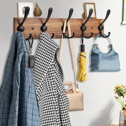 Perchero pared madera para perros y gatos – Ganchos para correa