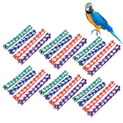 Juguete de bambú para loro y pájaros – 5 piezas para masticar