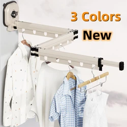 Colgador pared retráctil estante plegable baño balcón para perro gato