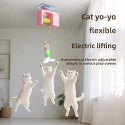 Juguete interactivo para gatos – colgante de oruga y pájaro volador