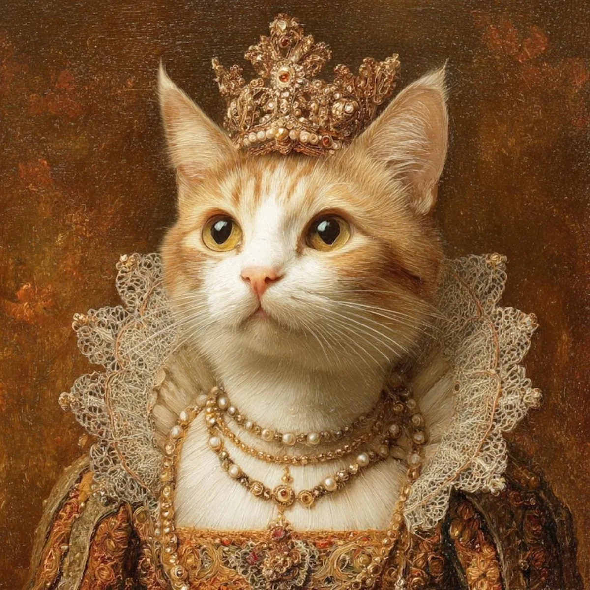 ATUBAN Retrato de mascota real personalizado, pintura de perro real, retrato de mascota, retrato de perro real, regalo de retrato de mascota, retrato de mascota renacentista