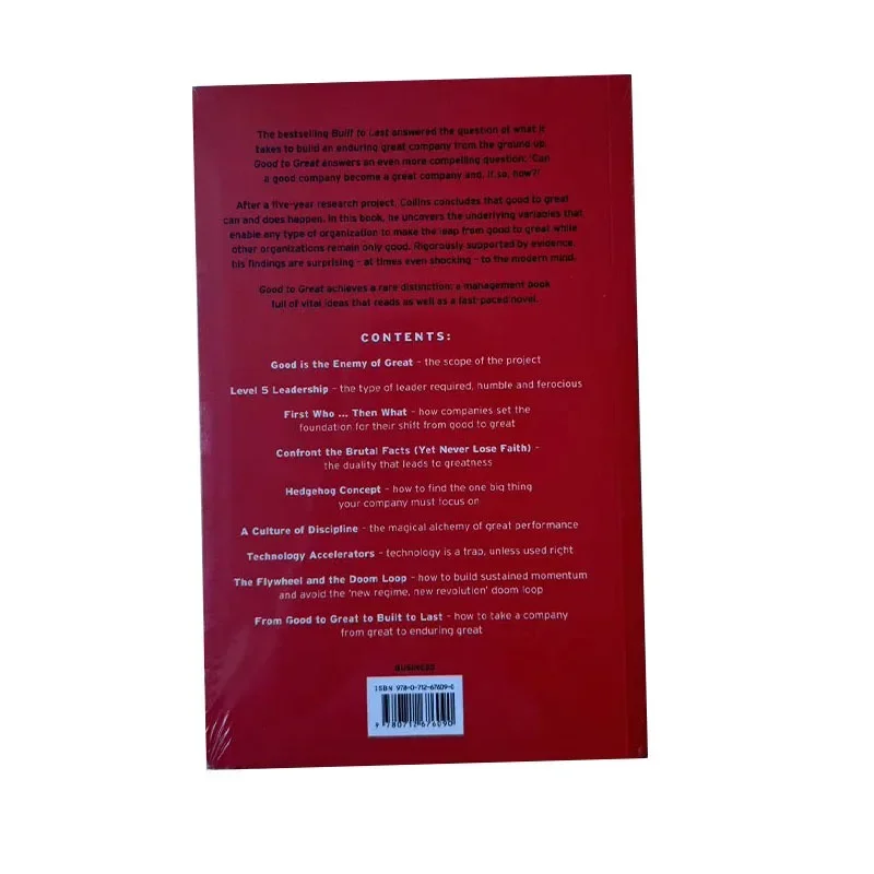 Libro de papeles en inglés, bueno a genial, de Jim, Friends, hábitos de éxito de empresas visionarias - imagen 2