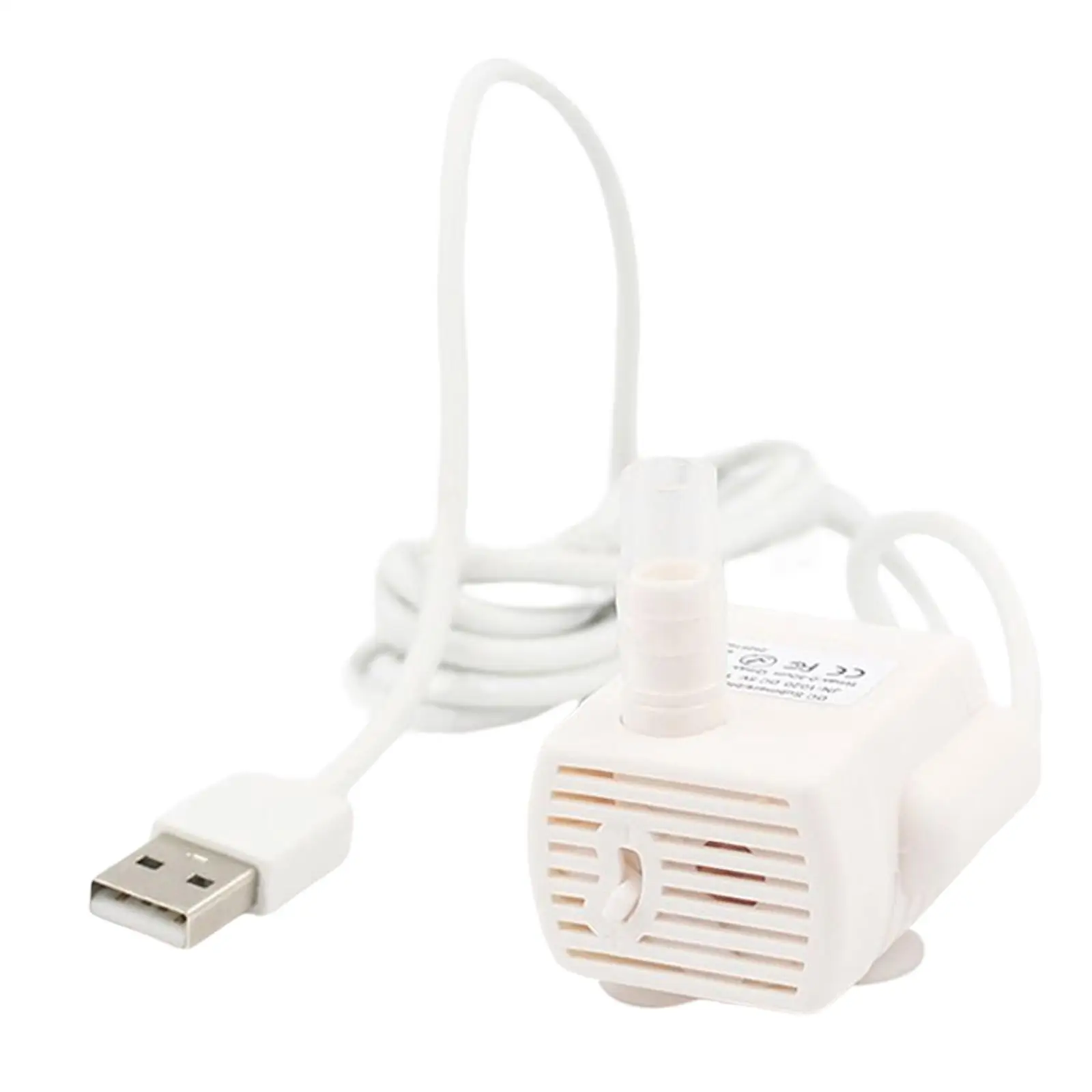 Bomba de agua alimentada por USB para gatos, fuente sumergible impermeable de 5V, silenciosa para - imagen 5