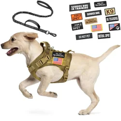 Arnés táctico para perros y gatos pequeños, chaleco militar transpirable a prueba de Escape con Velcro para gatitos, cachorros, caminar y entrenar