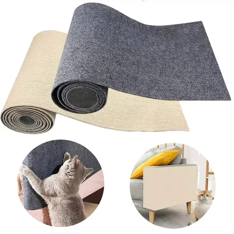 Antiarañazos para gatos, sofá, estera para gatear, poste rascador para gatos DIY, protección para sofá, alfombra autoadhesiva, tablero rascador para gatos, juguetes para gatos - imagen 3