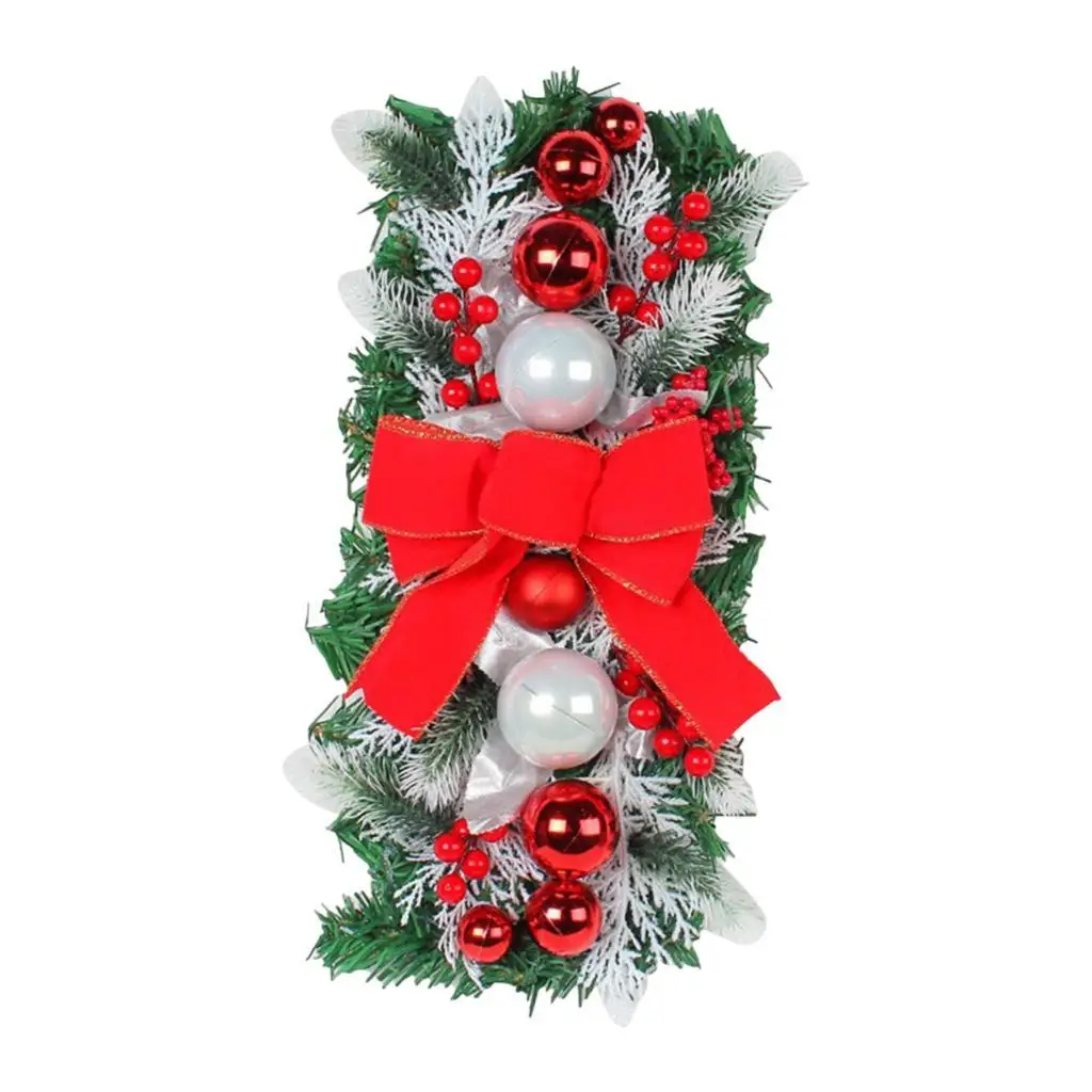 Christmas Stair Swag Office Indoor Thanksgiving Ornament Xmas Home Door Stair Garland