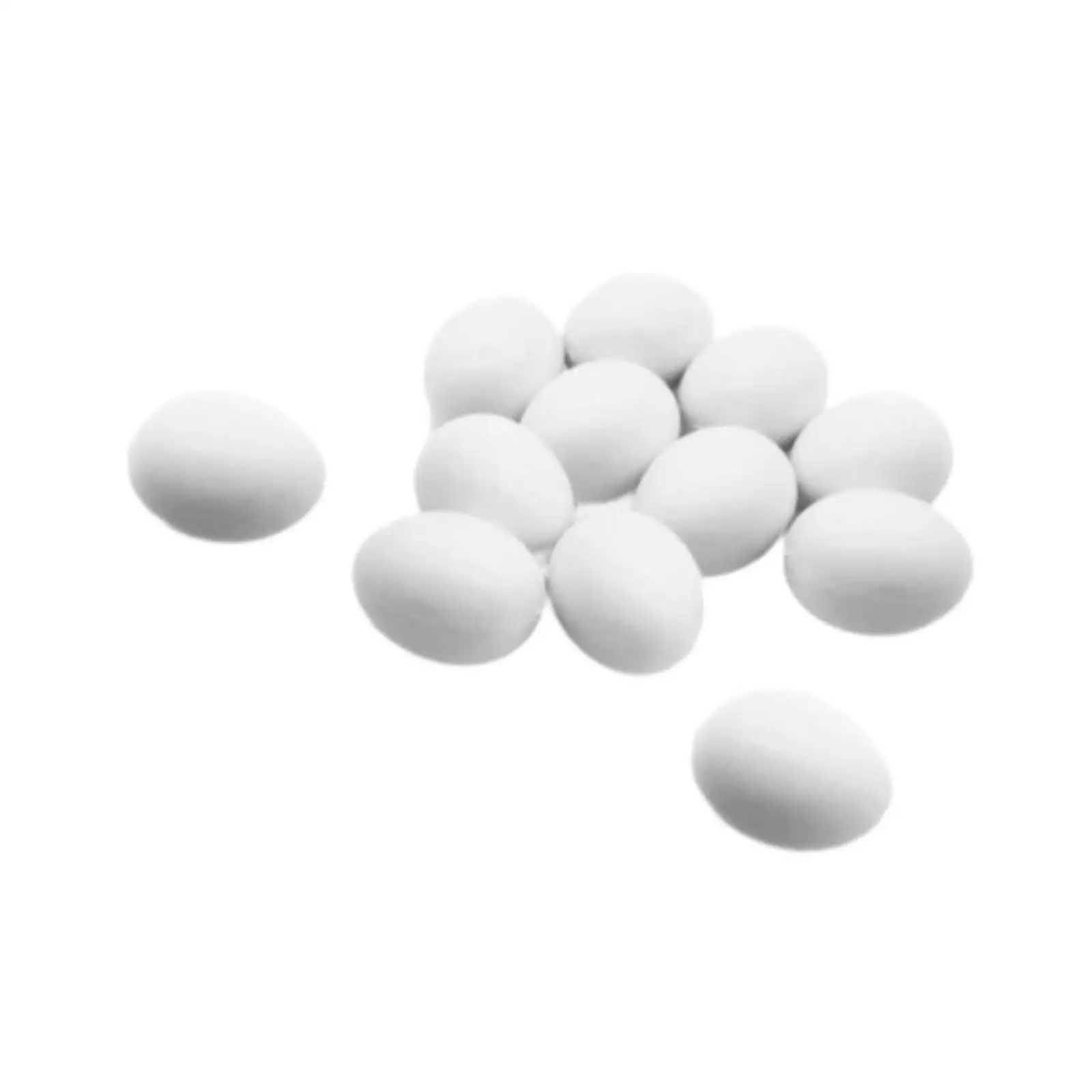 12Pcs Solid Pigeon Eggs,Artificial Eggs Easter Decoration Home Decor Dove False Eggs for Help Laying, Guiding Race Pigeons