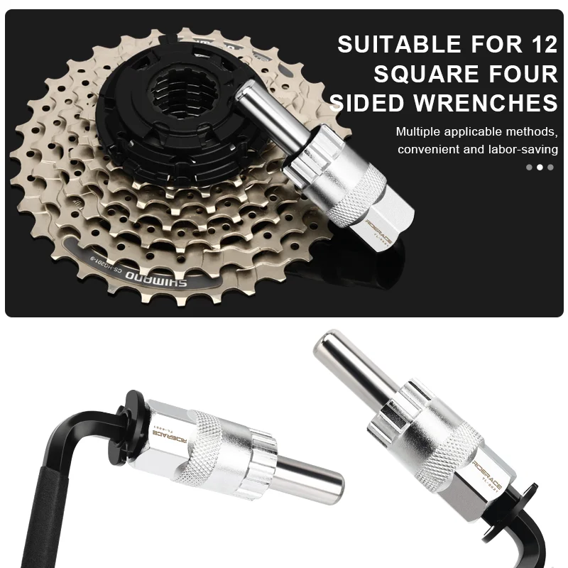 Kit herramientas reparación bicicletas con llave cassette - imagen 3