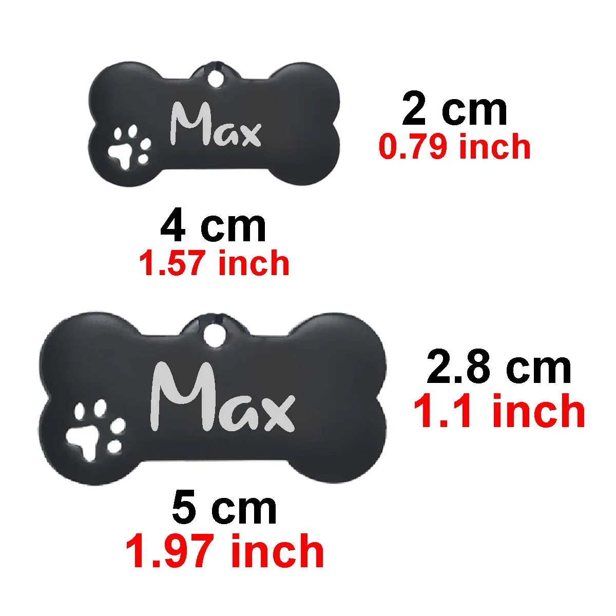 Etiquetas personalizadas para perros y gatos con grabado en placa - imagen 3